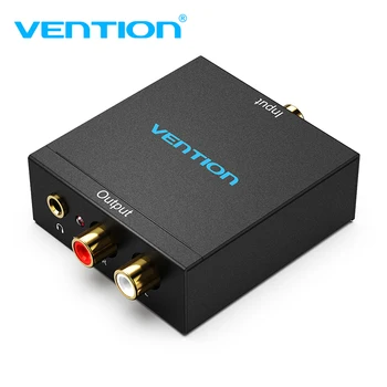 

Vention Digital to Analog Audio Converter DAC Digital SPDIF Optical to Analog L/R RCA Converter for PS3 HD DVD PS4 TV Home