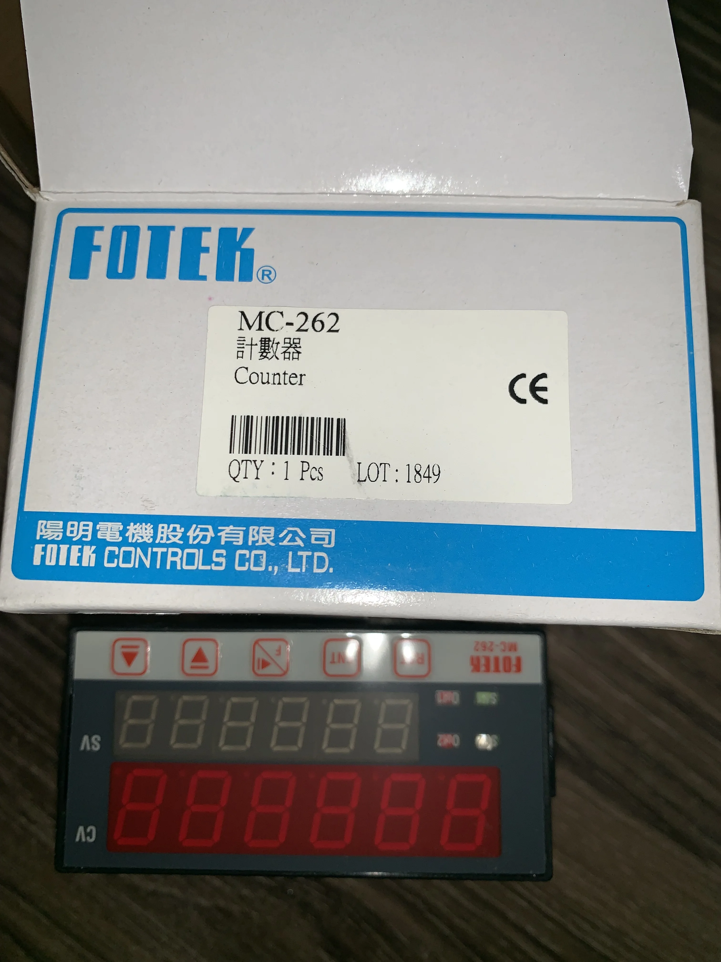 대만의 FOTEK 카운터 MC-262
