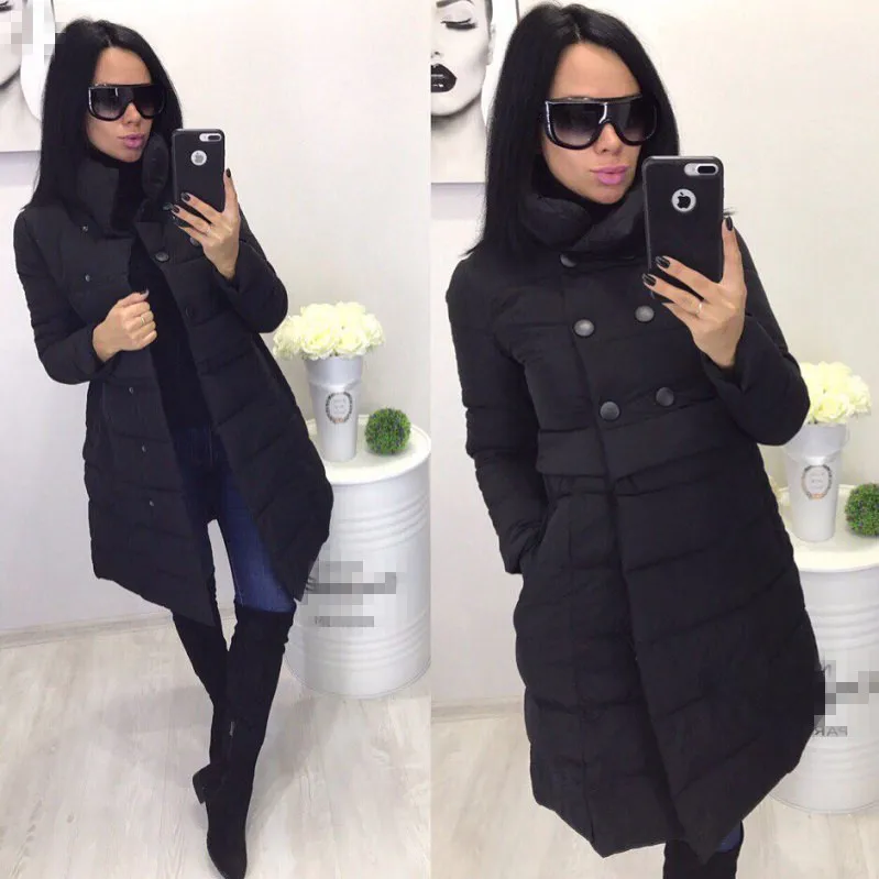 Осень, стиль, модная длинная одежда с хлопковой подкладкой yin xing kou, AliExpress