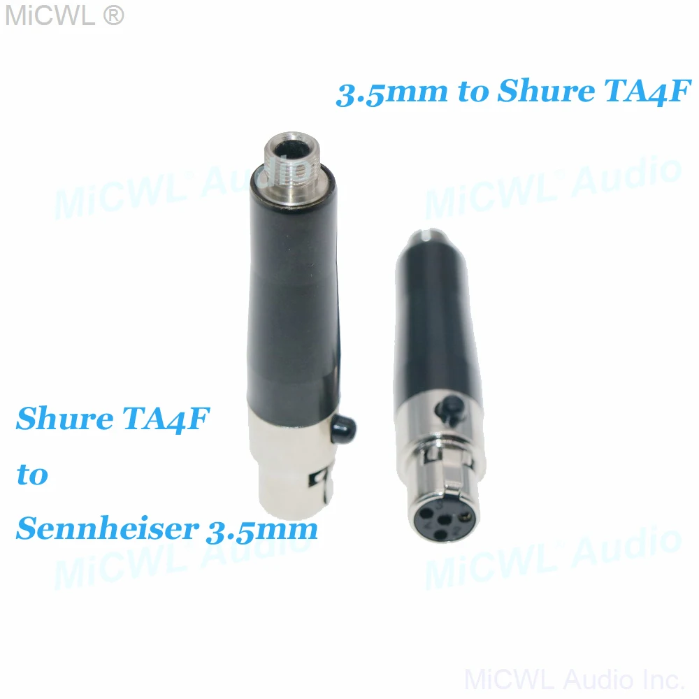diy adaptador de cabo microfone padrão bloqueio sennheiser para shure mini fêmea akg conector conversores