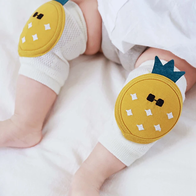 Baby Toys Newborn Knee Pads Safety Crawling Elbow Cushion Baby Stroller Pacifier Chain Knee Support Infant Kneecap Nursing Gift 2