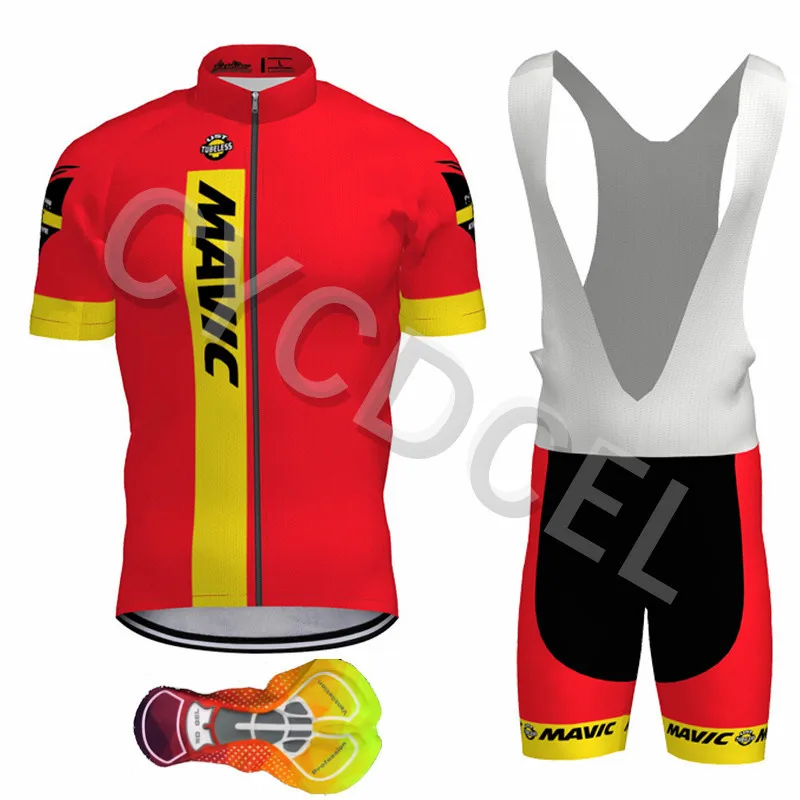 MAVIC, комплекты Джерси для велоспорта, MTB рубашки, дышащая велосипедная одежда, быстросохнущие спортивные топы, 16D гелевые шорты, Ropa Ciclismo Maillot