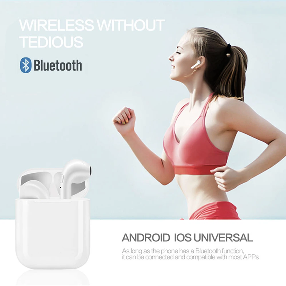 

i9s i7s TWS Wireless 5.0 Bluetooth Headphone Headsets Ear Hook Stereo Earbuds With Charging Box For huawei All SmartPhone