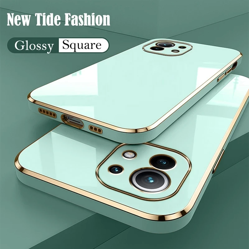 

Square Plating Case For Xiaomi Mi 8 9 10 Pro 10S 10T 11 Lite Ultra Electroplate Cover For Xiaomi Mi 9T 10T 10 Pro Mix4 Civi Case