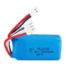 Original 7.4v Battery For DM007 RC Airplane Quadcopter Drone Helicopter Toy Spare Parts 2s 7.4V 400MAH Lipo Battery XH2.54 Plug 5