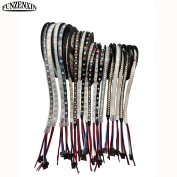 

WS2815 DC12V(Different WS2812 WS2813）LED Pixels Strip Light Individually Addressable LED Dual-Signal 30/60/144 Leds/m