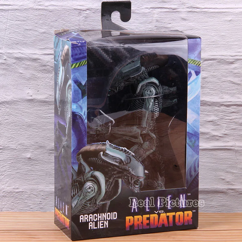 AVP Aliens VS Predator NECA Arachnoid/Chrysalis/бритва когти Alien NECA фигурка ПВХ Коллекционная модель игрушка в подарок - Цвет: C with colorful box