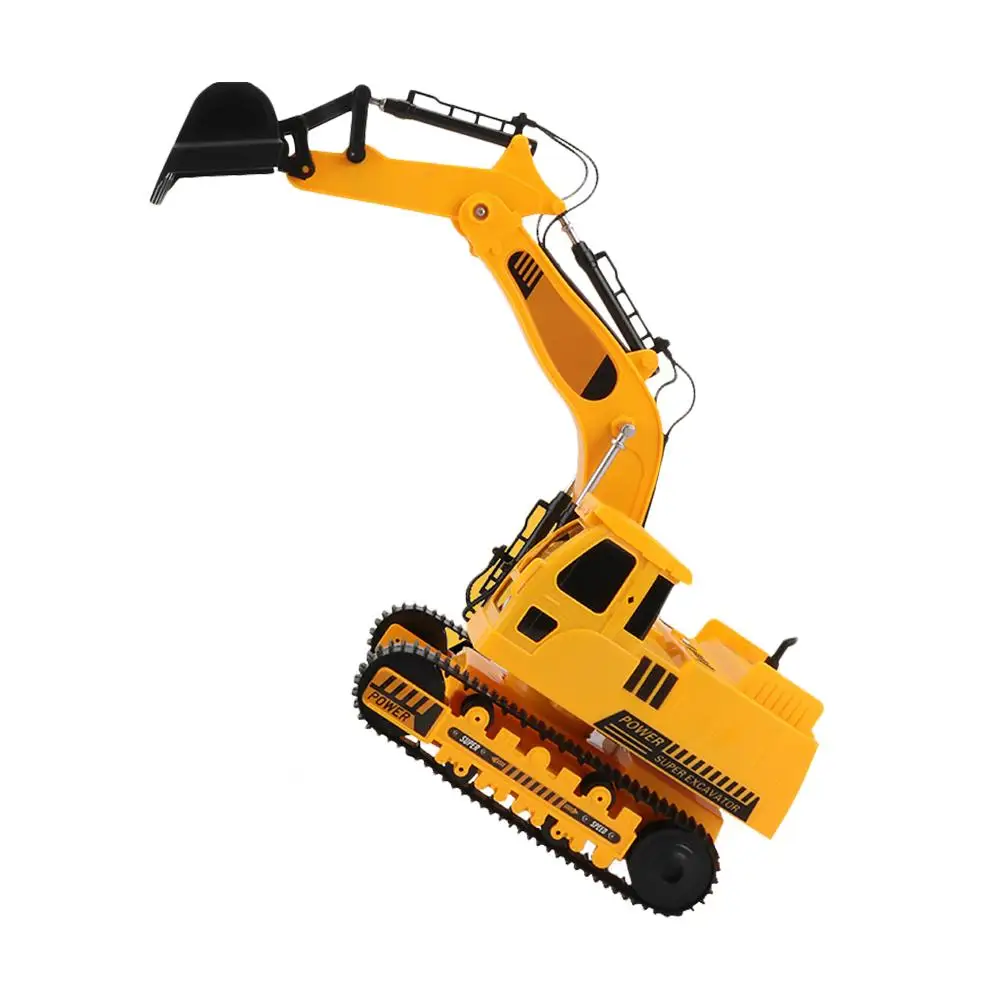 

Multi-function Remote Control Engineering Vehicle Simulation Crawler Remote Control Excavator Toy With Music Light Vehicle Model