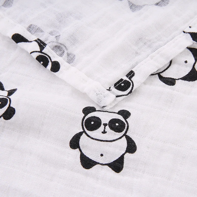 Muslin 100% Cotton Baby Swaddles for Newborn Baby Blanket Gauze Supplies Children Dream Blankets Infant Swaddle Towel 120*120cm