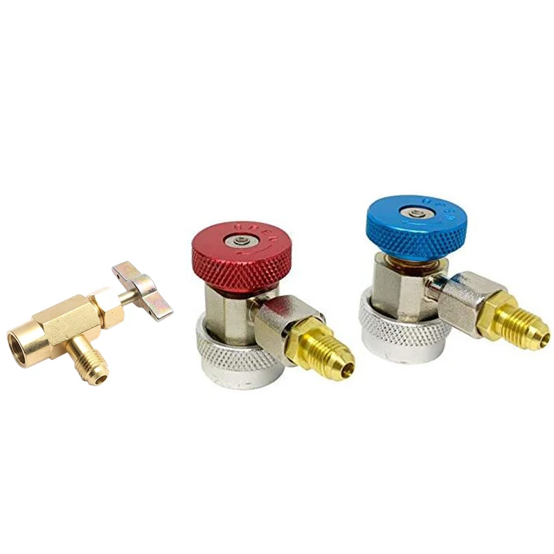 

Automotive Quick Coupler Adapter Car R134A Can-Tap Set