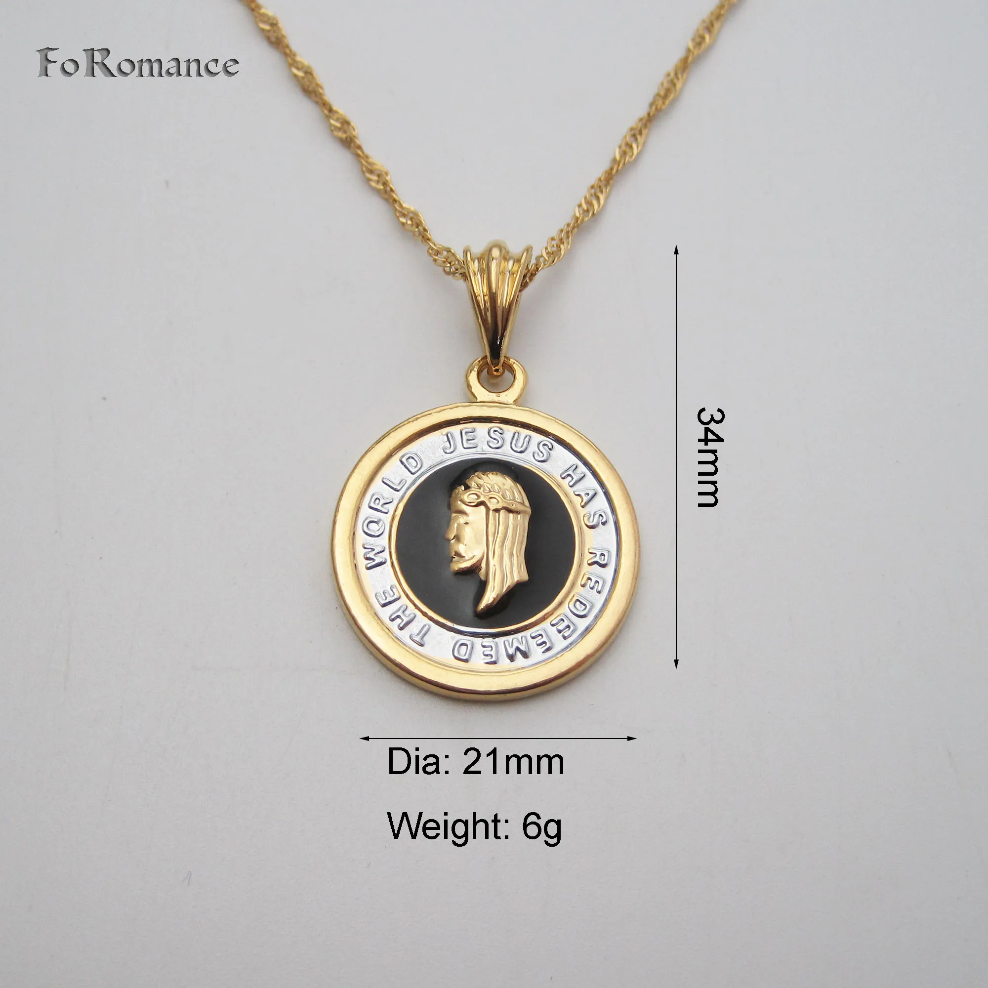 YELLOW GOLD OVERLAY 18INCH WATER WAVE 