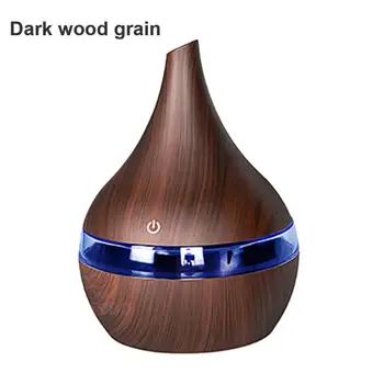 

300ml USB Wood Grain Essential Oil Diffuser Ultrasonic Air Humidifier Household Aroma Diffuser Aromatherapy Mist Maker For Car