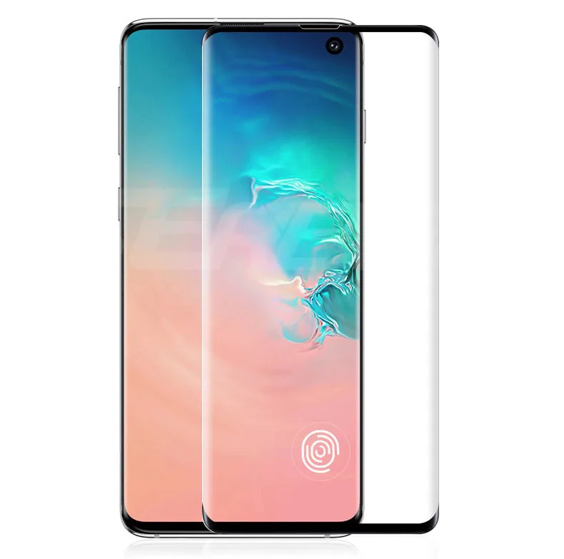 100D полное покрытие протектор экрана закаленное стекло на для Samsung Galaxy S8 S9 S10 Plus S10e стекло Note 8 9 10 Pro стеклянная пленка