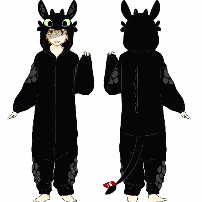 How-to-Train-Your-Dragon-Toothless-Unisex-Sleepwear-Pajamas-Jumpsuit-Cosplay-Costume