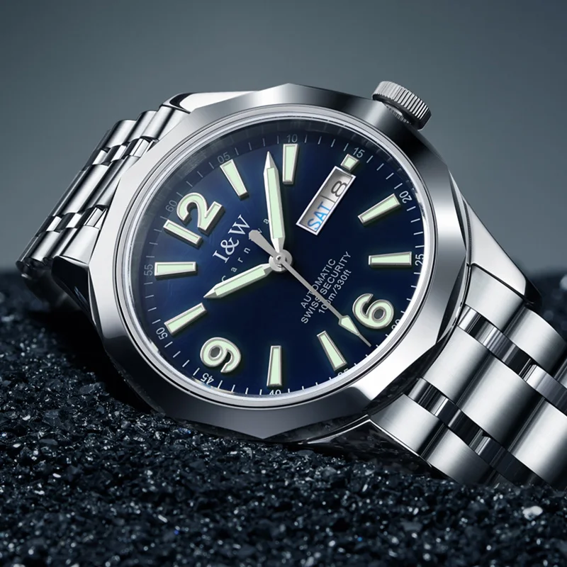 Роскошные вольфрамовые часы для мужчин новинка 2021 Япония SEIKO NH36A Move Мужские