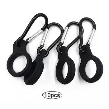 

10PCs Outdoor Climbing Water Bottle Hang Buckle Silicone Sports Bottle Buckle Coke Silicone Carrier Carabiner Clip Carabiner Buc