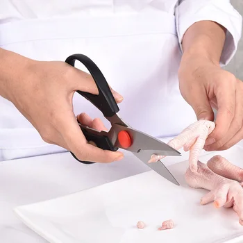 

Scissors Kitchen Multifunctional Stainless Steel Creative Scissors Kitchen Tools Two In One Strong Chicken Bone Scissors