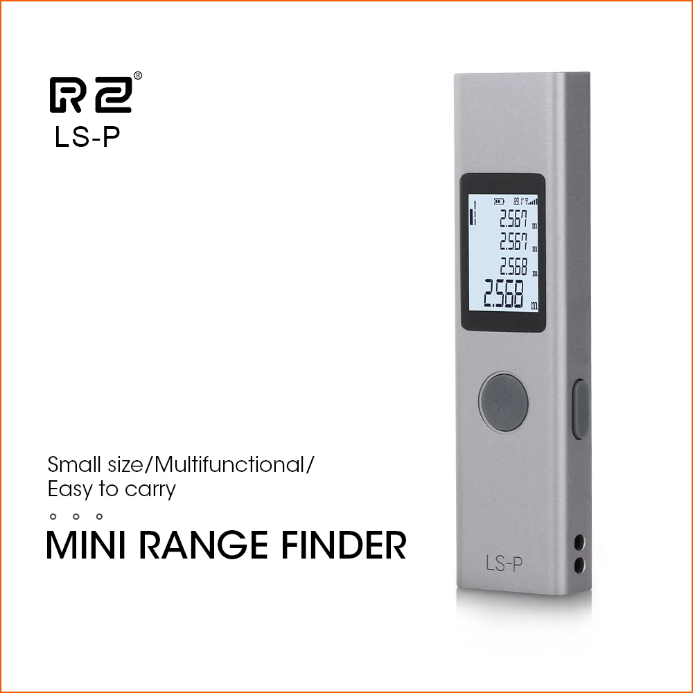 Medidor de distancia láser LS P, telémetro de 40m, Mini medidor de  distancia láser Digital LCD recargable de mano, Telémetro Láser de 131  pies|Telémetros láser| - AliExpress