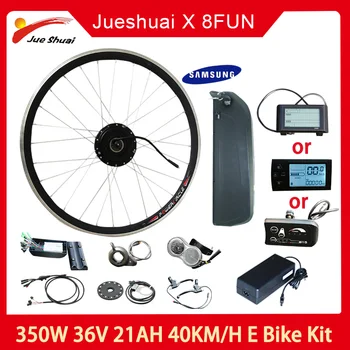 

350W Electric Bike Conversion Kit Brushless Hub Motor 36V 12Ah 15Ah 18AH 21Ah Electric Bicycle Kit With Lithium Battery New