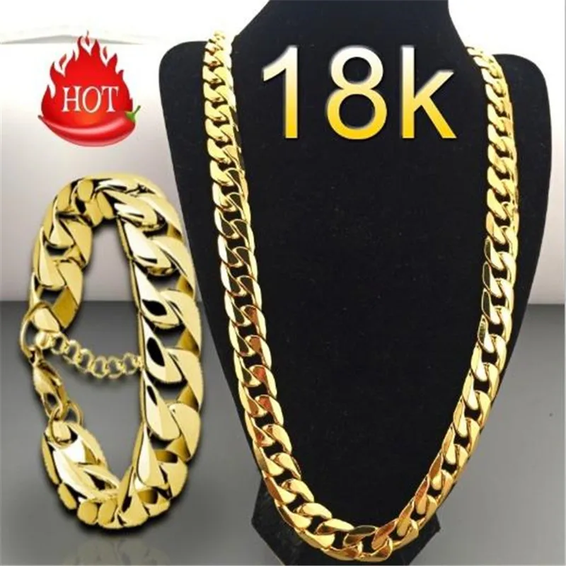 Sitaicery Punk Cuban Chain Gold Necklace Men 45/50/55/60/65/70/75CM Link Curb Long For Women Fashion Jewelry | Украшения и