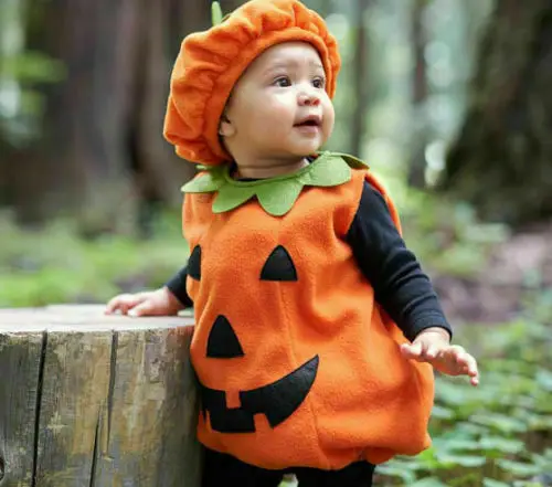 Toddler Baby Kid Girl Boy Halloween Pumpkin Costume sleeveless Ruffle Clothes Hat Fancy Outfit Set Party Fancy