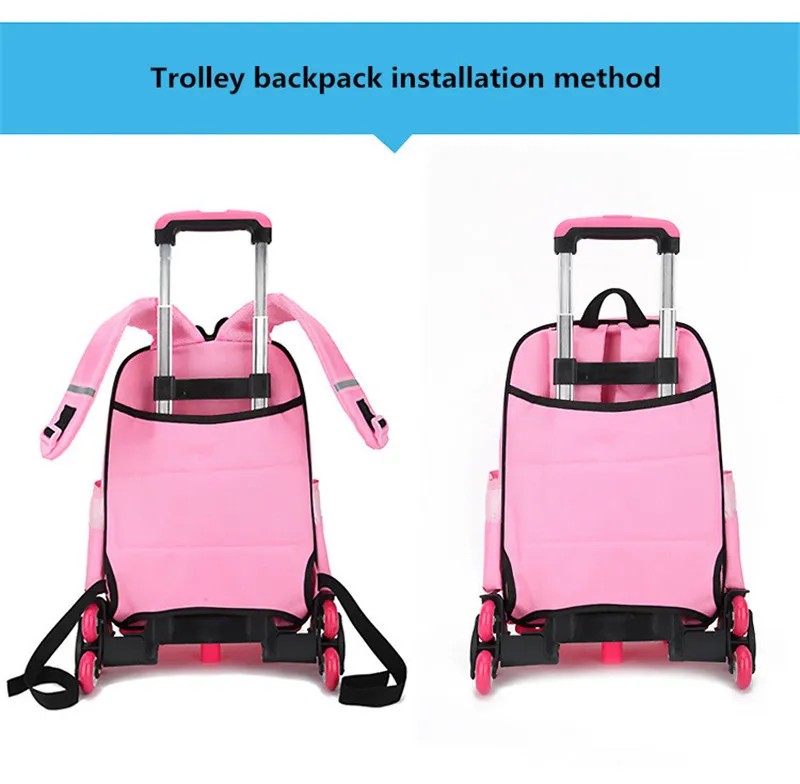 Багажный рюкзак, съемные детские школьные сумки на колесиках для девочек и мальчиков, дорожный багажный рюкзак на колесиках, сумки для катания, рюкзак