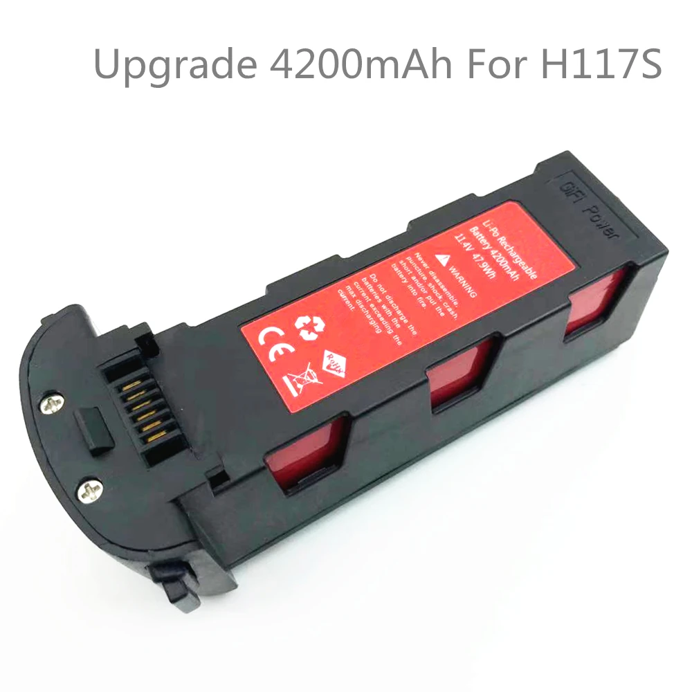 Обновленная батарея 11,4 v 4200mAh для Hubsan H117S Zino GPS запасная часть для радиоуправляемых моделей 11,4 V аккумуляторная батарея для RC FPV гоночной камеры дронов|Перезаряжаемые батареи|   | АлиЭкспресс