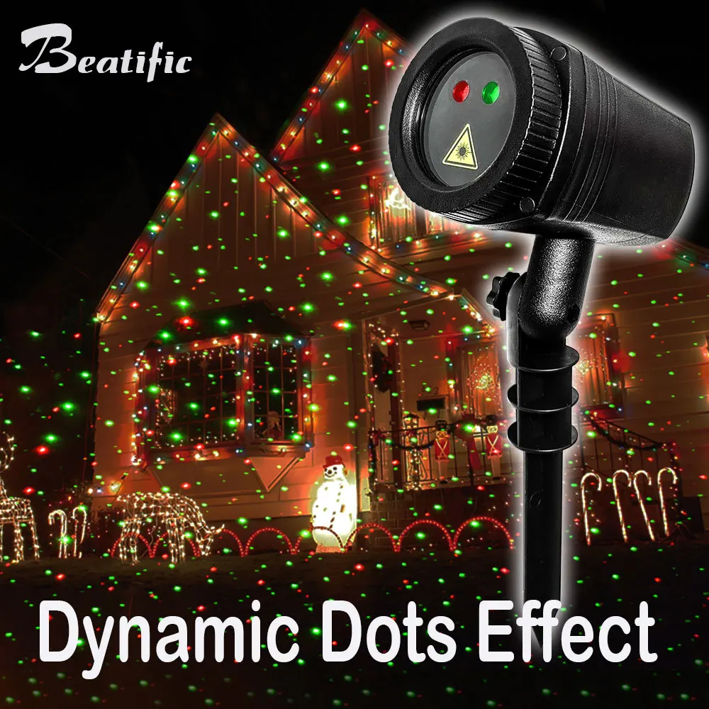 Outdoor Christmas 2021 Star Lights Waterproof Street Lawn Laser Projector Holiday xmas Decorations for Home New Year 2022