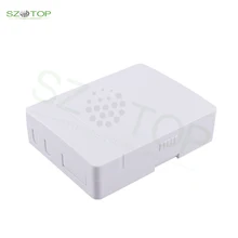

Free Shipping 4 ports Dual Plex Fiber Optic Protection Box ABS Material FFTH Desk Box for Drop Cable Optic Fiber Fused
