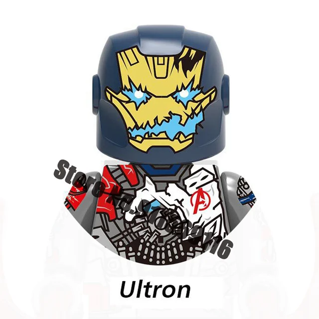 Superhero Iron Man Mark Building Blocks Bricks Tony Stark War Machine Ultron Action Figures Kids Toys Christmas Gifts H-X1341