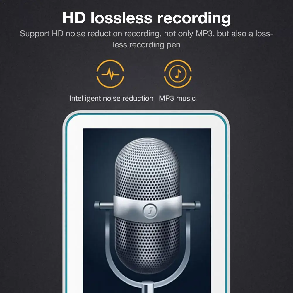 Многофункциональный HIFI неразрушительный Bluetooth Сенсорный экран MP3 плеер портативный тонкий MP5 студенческий английский плеер бег