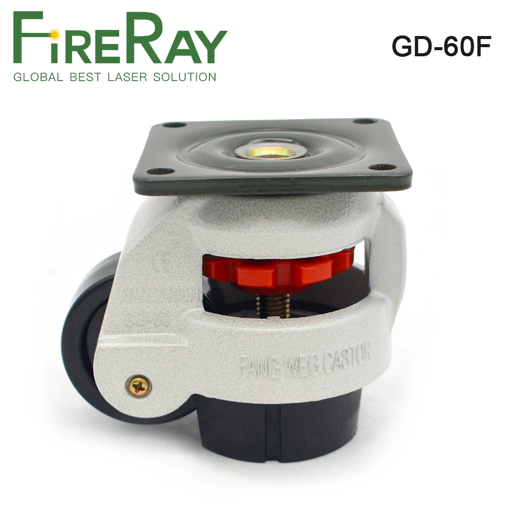 Универсальное колесо FireRay GD60 плоское дно и винтовой Тип для CO2 лазерной резки