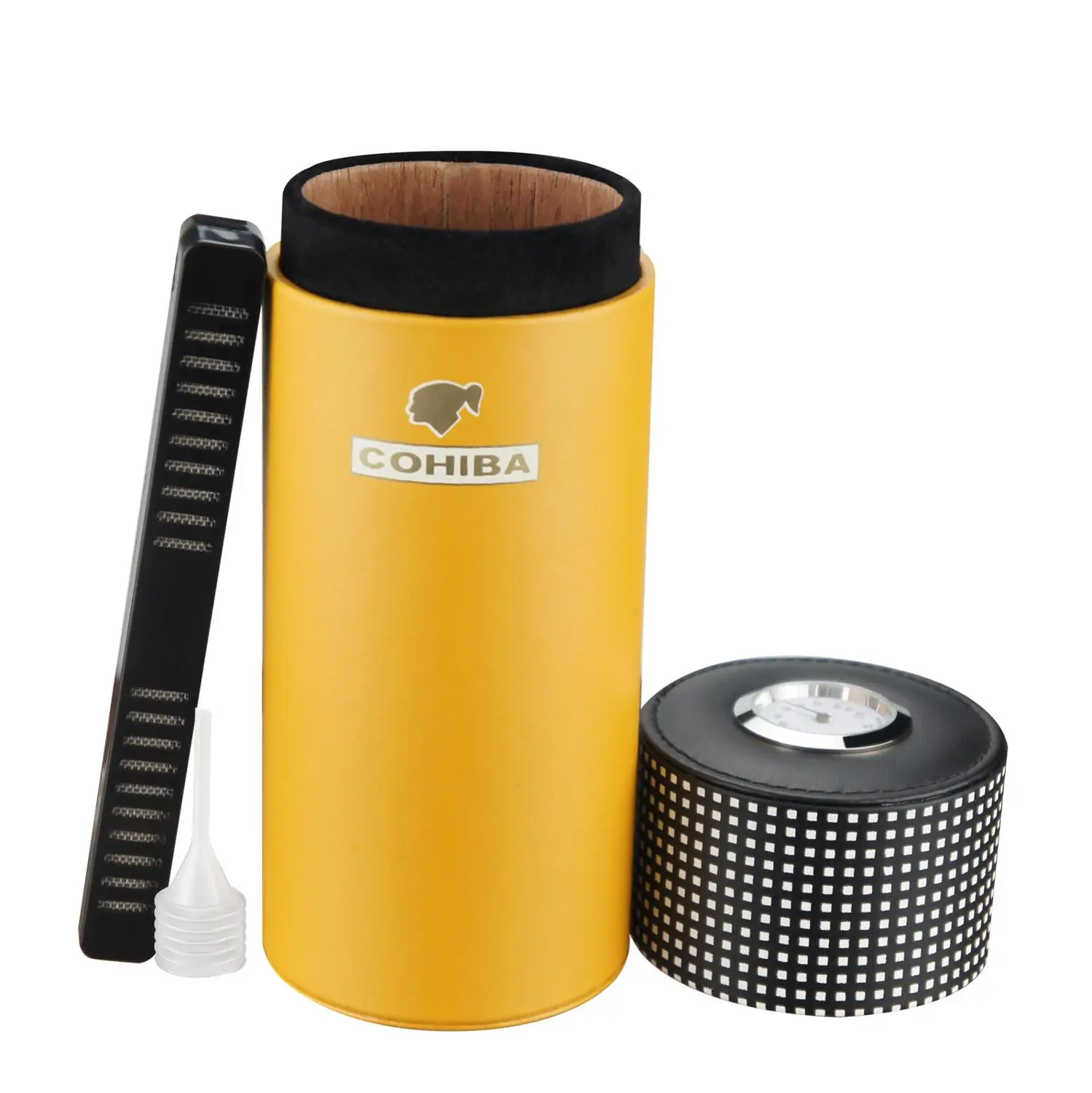 COHIBA Портативный сигары чехол сигарная трубка хьюмидор держатель Мини Путешествия Аксессуары для сигар с