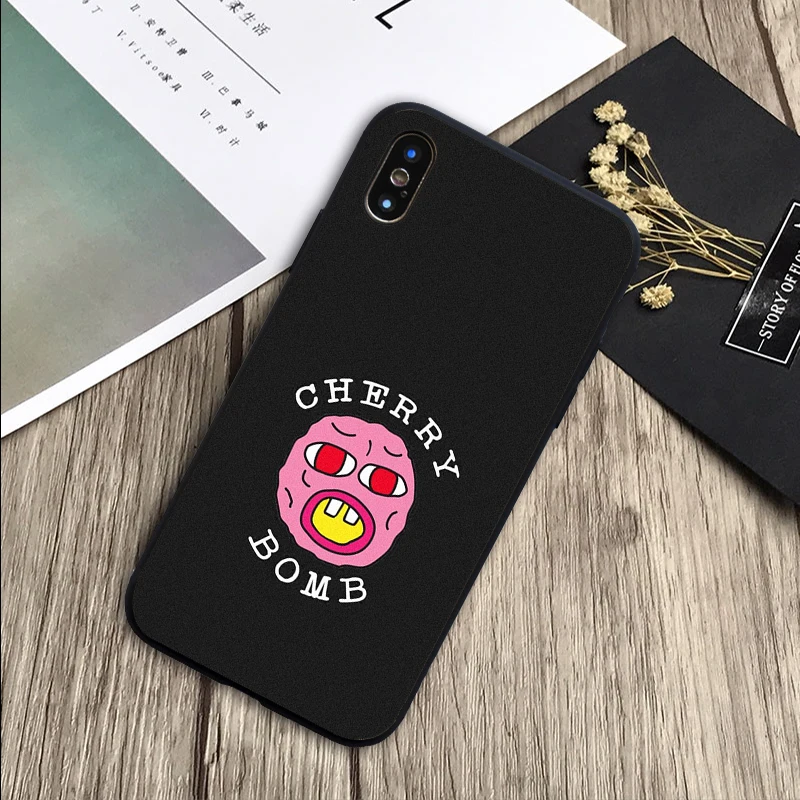 Черный чехол Golf Wang Тайлер странное будущее Санта Круз мягкий силиконовый из ТПУ