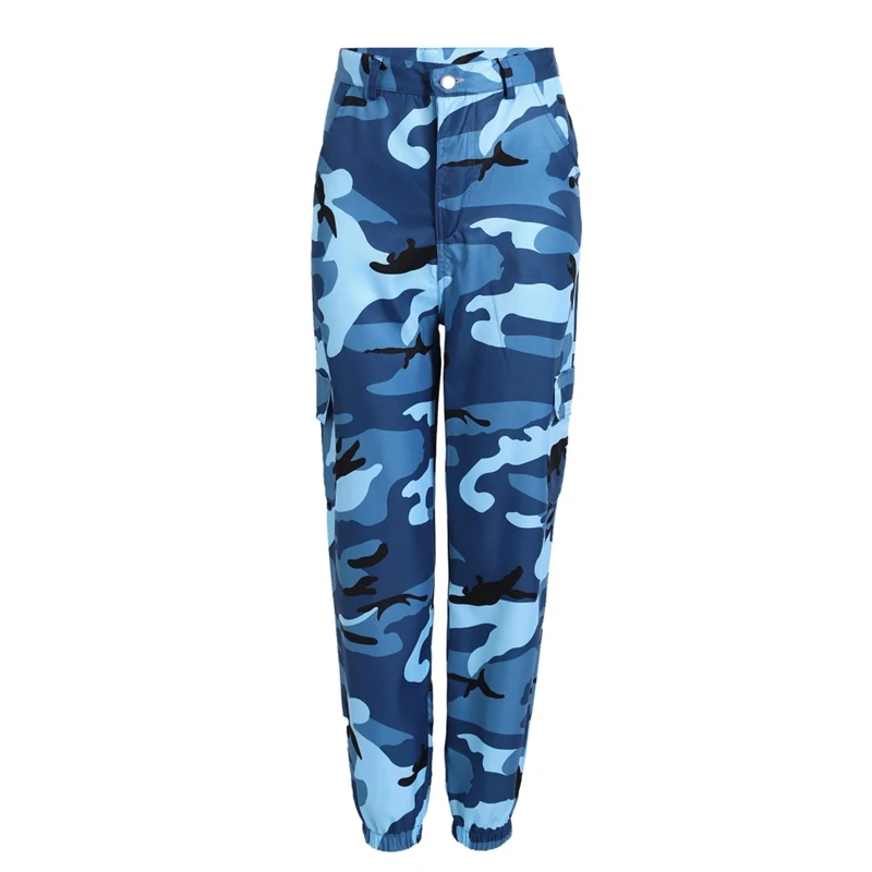 0135L Новинка, женские камуфляжные штаны с высокой талией, модные Pantalon, женские брюки размера плюс, 3XL, спортивные штаны, уличная одежда, камуфляжные штаны для женщин, X1 - Цвет: 0135L