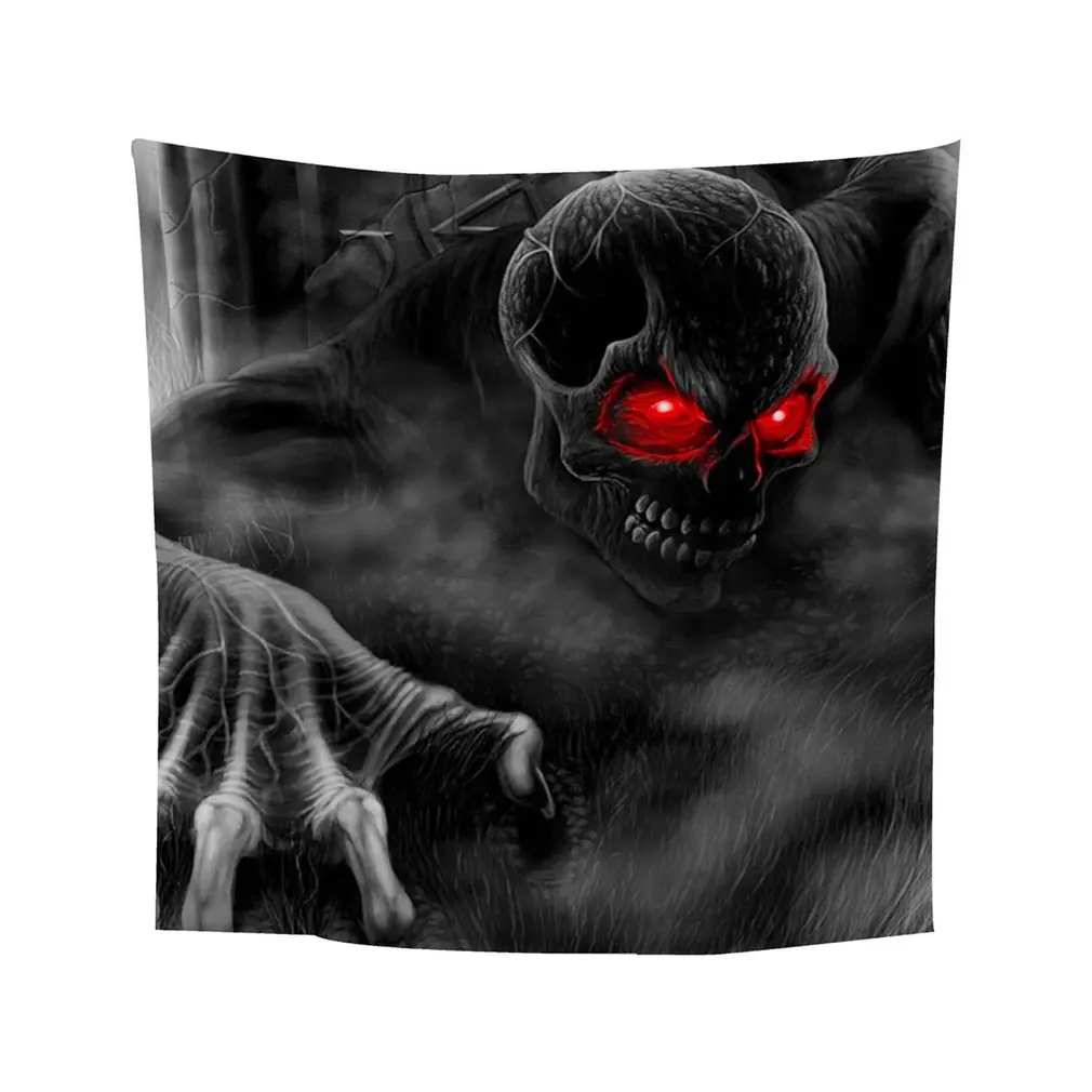 

Pumpkin Halloween Tapestry Skull Pumpkin Pumpkins Tree Witch Wall Hanging Tapestry Halloween Party Decor Home Living Room Decor