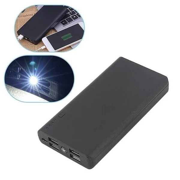 portable charger New Style High Capacity 98000mAh Portable Power Bank 4 USB  Powerbank Battery Charger for Mobile Smartphones and Tablet power bank 30000mah