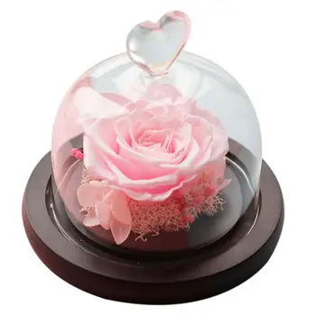 

Valentine's Day Gift Unique Rose Glass Dome For Ladies