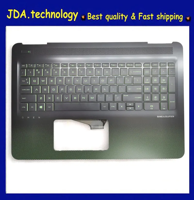 MEIARROW New/Org для HP OMEN 15-AX TPN-Q173 15 6 &quot15-AX BC DP palmrest US keyboar верхняя обложка Задняя зеленая |