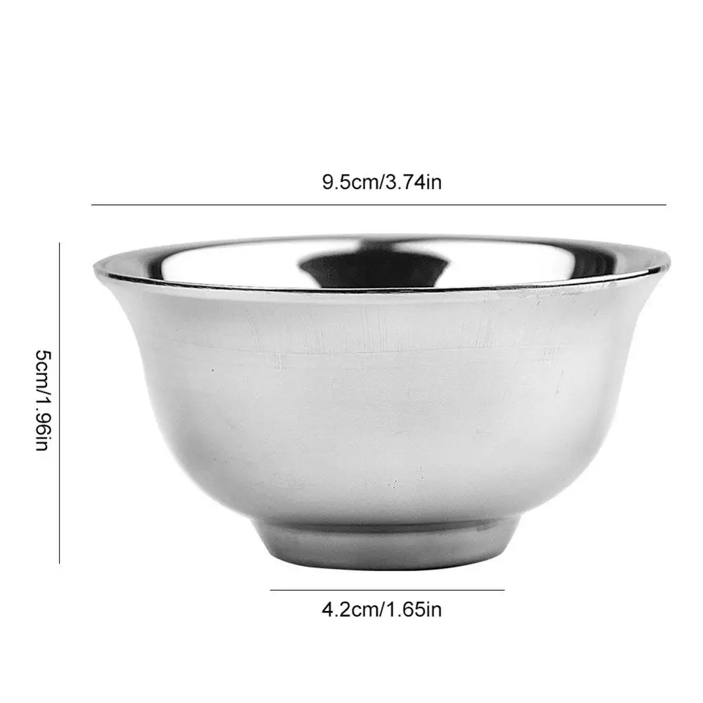 Men s Care Razor Razor Set Accessories Stainless Steel Shaving Soap Bubble Bowl Shaving Soap Bowl 2