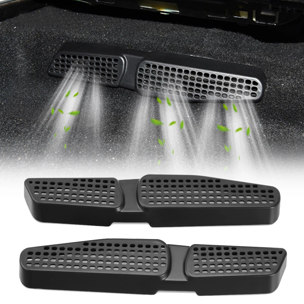 Under Seat AC Air Duct Vent Outlet Protective Cover Grille Trim For Skoda Octavia Superb B8 SEAT Leon MK3 VW Golf 7 MK7 2013+ car air conditioner trim air conditioner trim air vents cover car grille trim