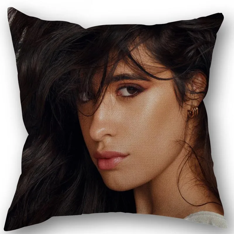 27 Пользовательский Camila Cabello наволочка из хлопка и льна ткань молния наволочка 45X45 см Свадебная декоративная Подушка Крышка - Цвет: 27