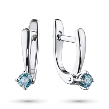 

Earrings in white gold e0912sg07190220