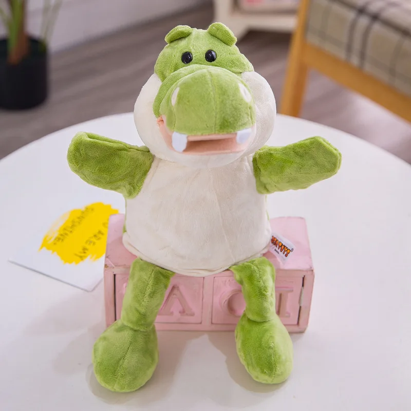 30 см милые игрушки в виде животных, плюшевая игрушка для детского сада, интерактивный реквизит для родителей и детей - Цвет: Crocodile