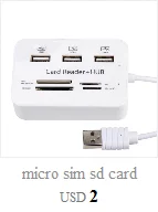 Micro sim sd кард-ридер usb 3,0 кардридер памяти многофункциональный мини USB 2,0+ OTG Micro SD/SDXC TF адаптер U диск ПК телефоны