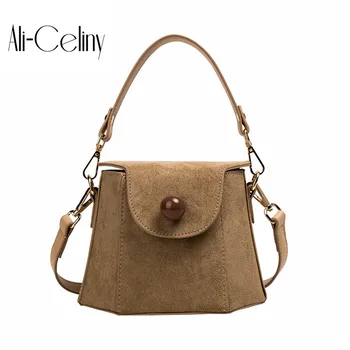 

Women Brand Originality Design Handbags Bag woman 2019 Joker simple single back Messenger bag fashion retro portable bucket bag