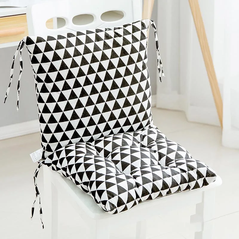 Chair Cushion Folding Printed Thicken Back Sofa Seat Cushions for Office Chair Lounger Pads Chair Cover Home Garden Accessories 