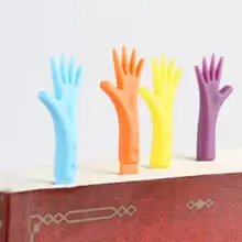 4 шт./партия "Help Me" красочные закладки набор пластик Новинка книга для чтения пункт креативный подарок для детей Детские канцелярские принадлежности