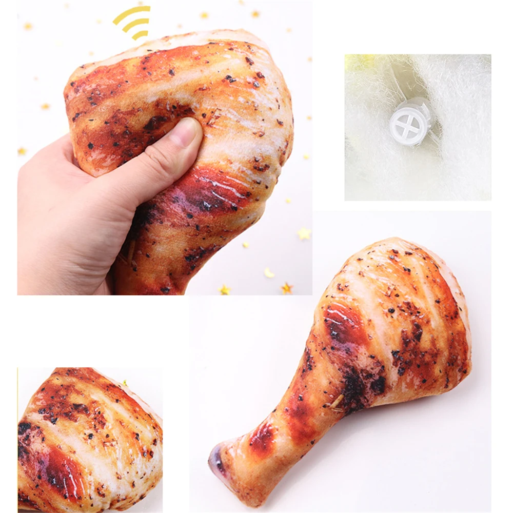 Entertainment Dog Plush Toy Bite-resistant Puppy Training Tools Simulation Fruit Food Toys Cat Cartoon Small Mad Pet Supplies