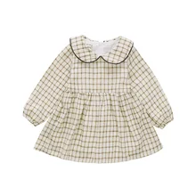 От 0 до 4 лет Платья принцессы с длинными рукавами в стиле пэчворк для новорожденных и маленьких девочек